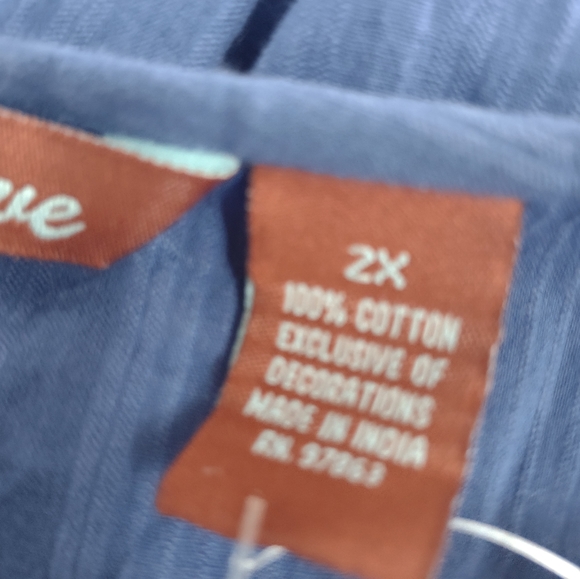 Overdrive blue top - Picture 3 of 5